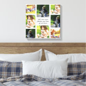 独自の写真のコラージュと文字を作成 キャンバスプリント (インサイチュ (寝室))