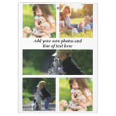 独自の写真のコラージュと文字を作成 クリップボード (裏面)