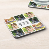 独自の写真のコラージュと文字を作成 コースター (左側)