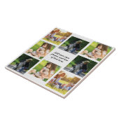 独自の写真のコラージュと文字を作成 タイル (側面)