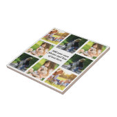 独自の写真のコラージュと文字を作成 タイル (側面)