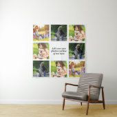 独自の写真のコラージュと文字を作成 タペストリー (インサイチュ)