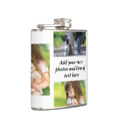 独自の写真のコラージュと文字を作成 フラスク (右)