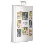 独自の写真のコラージュと文字を作成 フラスク (右)