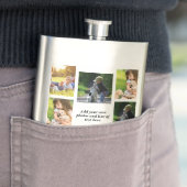 独自の写真のコラージュと文字を作成 フラスク (インサイチュ)