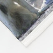 独自の写真のコラージュと文字を作成 フリースブランケット (角)