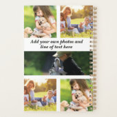 独自の写真のコラージュと文字を作成 プランナー手帳 (裏面)