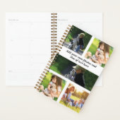 独自の写真のコラージュと文字を作成 プランナー手帳 (ディスプレー)