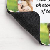 独自の写真のコラージュと文字を作成 マウスパッド (コーナー)