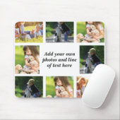 独自の写真のコラージュと文字を作成 マウスパッド (マウス)