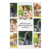 独自の写真のコラージュと文字を作成 ミニクリップボード (裏面)