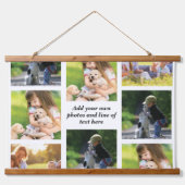 独自の写真のコラージュと文字を作成 吊り下げ型タペストリー (正面2)