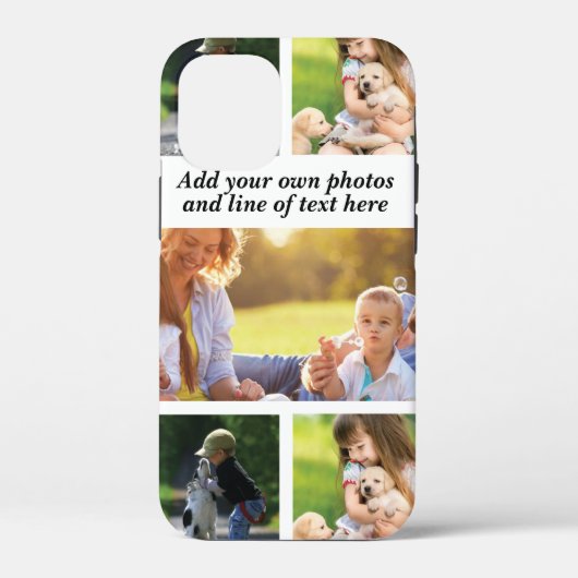 独自の写真のコラージュと文字を作成 Case-Mate iPhoneケース (裏面)