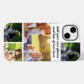 独自の写真のコラージュと文字を作成 Case-Mate iPhoneケース (裏面 (横))