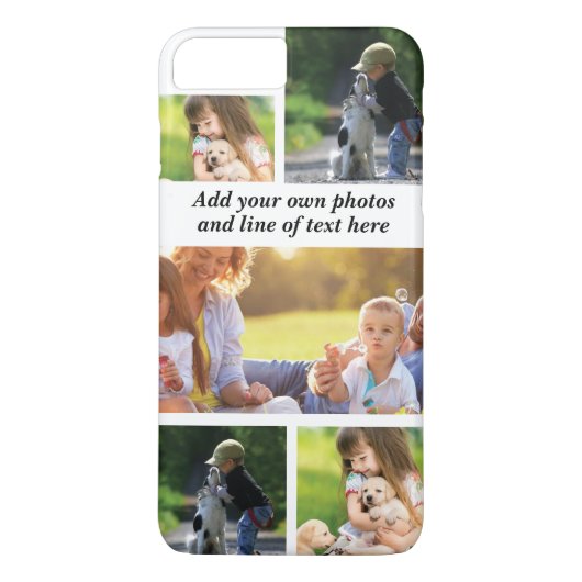独自の写真のコラージュと文字を作成 Case-Mate iPhoneケース (裏面)