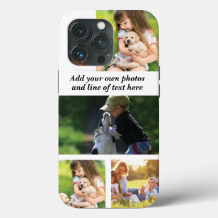 独自の写真のコラージュと文字を作成 iPhone 13 PROケース