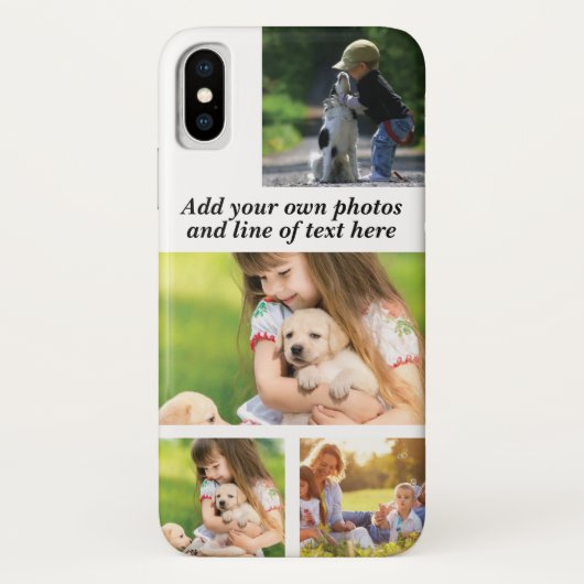 独自の写真のコラージュと文字を作成 Case-Mate iPhoneケース (裏面)