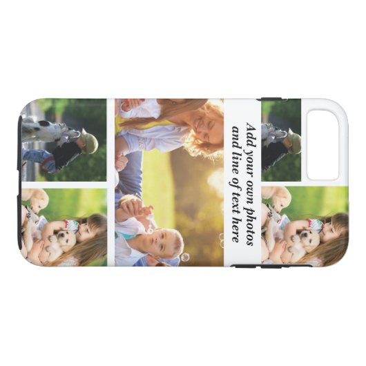独自の写真のコラージュと文字を作成 Case-Mate iPhoneケース (裏面(横))