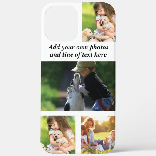 独自の写真のコラージュと文字を作成 Case-Mate iPhoneケース (裏面)
