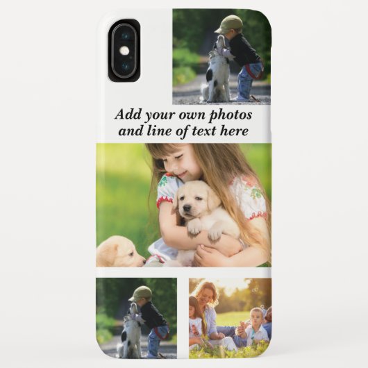 独自の写真のコラージュと文字を作成 Case-Mate iPhoneケース (裏面)