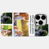 独自の写真のコラージュと文字を作成 Case-Mate iPhoneケース (裏面 (横))