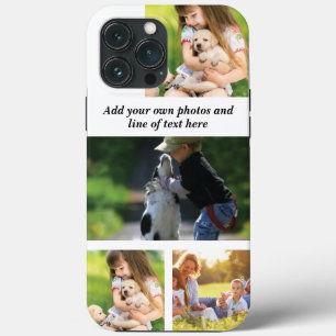 独自の写真のコラージュと文字を作成 iPhone 13 PRO MAXケース