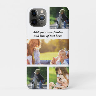 独自の写真のコラージュと文字を作成 iPhone 11 PROケース