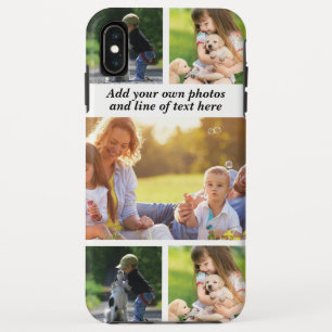 独自の写真のコラージュと文字を作成 iPhone XS MAXケース