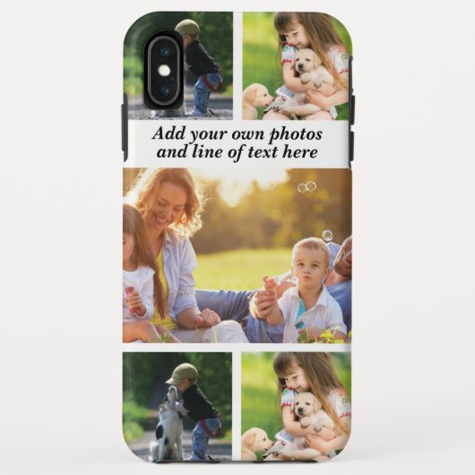 独自の写真のコラージュと文字を作成 Case-Mate iPhoneケース (裏面)