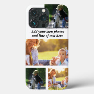 独自の写真のコラージュと文字を作成 iPhone 13 PROケース