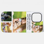 独自の写真のコラージュと文字を作成 iPhoneケース (裏面横)