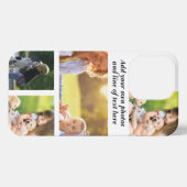 独自の写真のコラージュと文字を作成 iPhoneケース (裏面横)