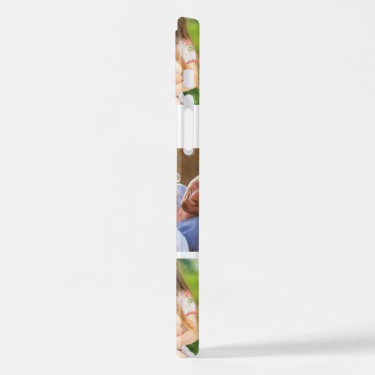 独自の写真のコラージュと文字を作成 iPhoneケース (左側面)