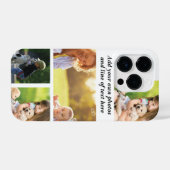 独自の写真のコラージュと文字を作成 iPhoneケース (裏面横)