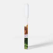 独自の写真のコラージュと文字を作成 iPhoneケース (右側面)