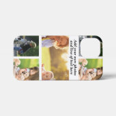 独自の写真のコラージュと文字を作成 iPhoneケース (裏面横)