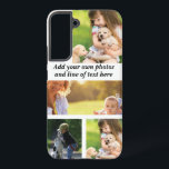 独自の写真のコラージュと文字を作成 SAMSUNG GALAXY S22 ケース<br><div class="desc">独自の写真のコラージュと文字を作成</div>