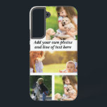 独自の写真のコラージュと文字を作成 SAMSUNG GALAXY S22 ケース<br><div class="desc">独自の写真のコラージュと文字を作成</div>