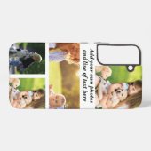 独自の写真のコラージュと文字を作成 SAMSUNG GALAXYケース (裏面横)