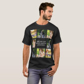 独自の写真のコラージュと文字を作成 Tシャツ (正面フル)