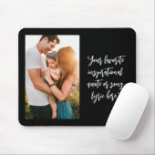 独自の写真のパーソナライズされた引用文 マウスパッド (マウス)