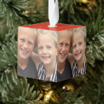 独自の写真の作成カスタム木製キューブオーナメント キューブオーナメント<br><div class="desc">独自の写真の作成カスタム木製キューブオーナメント</div>