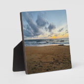 独自の写真の作成シンプル日の出モダン日 フォトプラーク (正面)