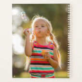 独自の写真の作成プランナー プランナー手帳 (裏面)