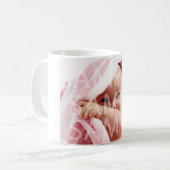 独自の写真の追加 コーヒーマグカップ (正面左)