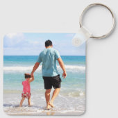 独自の写真やテキストメタルの追加 キーホルダー (裏面)