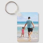 独自の写真やテキストメタルキーチェーンの追加 キーホルダー (正面)