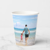 独自の写真や文字紙カップの追加 紙コップ (裏面)