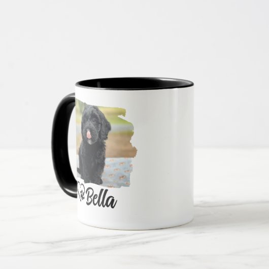 独自の写真をカスタム作成 マグカップ (正面左)