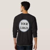 独自の写真を作成ここにロゴを追加 スウェットシャツ (裏面フル)